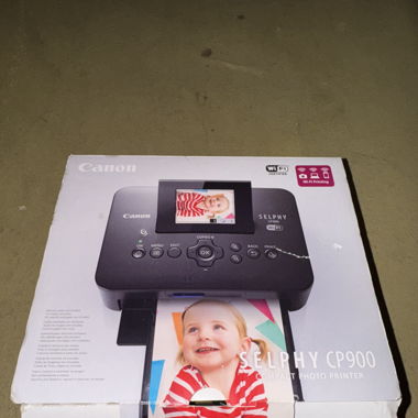 Stampante fotografica Canon Selphy CP900 – NUOVA & mai usata, confezione originale