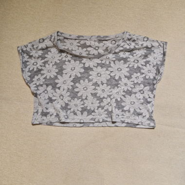 Haut enfant chiné gris