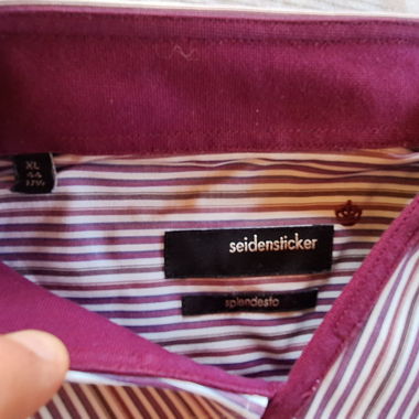 Seidensticker striped men's shirt XL