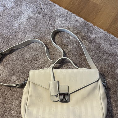 Borsa a tracolla Mollerus Marly perla / argento