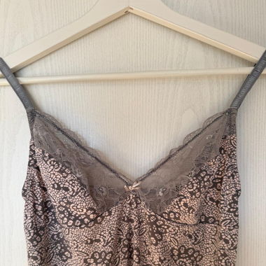 loungerie slip dress