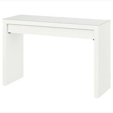 Table console blanche