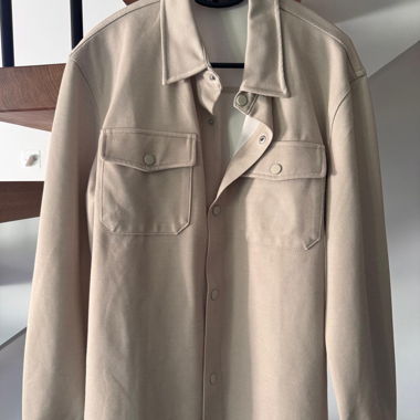 Chemise surchemise beige Zara