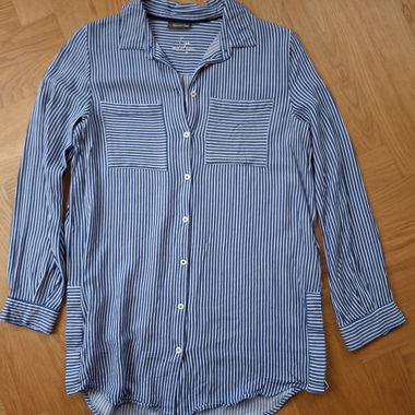 Camicia da donna, a righe, lunga