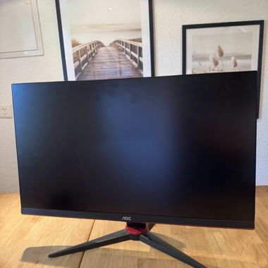 AOC Monitor inklusive allen Kabeln und Maus