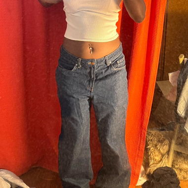 Baggy Low waist jeans with matching jacket!