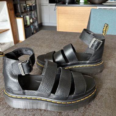 Black Dr. Martens Sandals