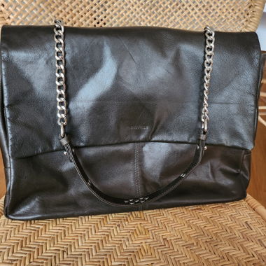 Sac à main Neuville vert foncé