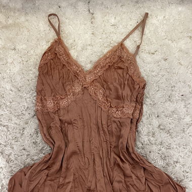 Vintage rosé lace cami