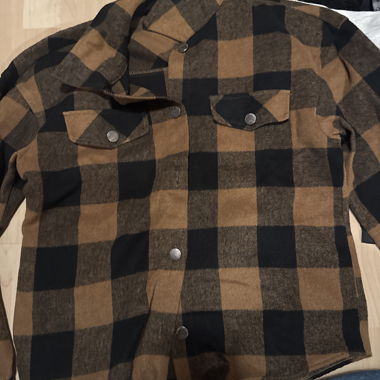 Veste-chemise à carreaux