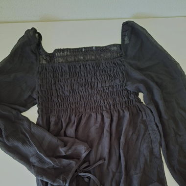 Top elegante nero