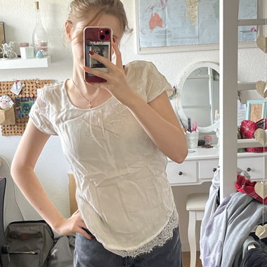 weisse Bluse