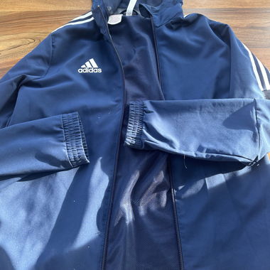 Blaue Adidas Windbreaker Jacke