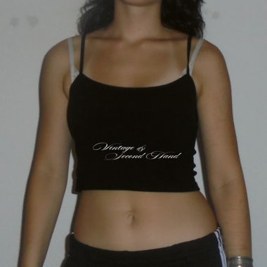 Black Crop Top