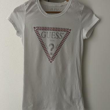 T-shirt GUESS bianco