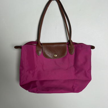 Longchamp pink tote bag