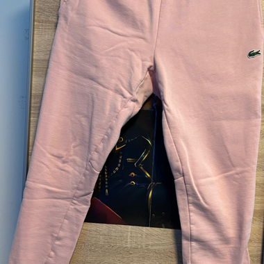 Pantalon de jogging Lacoste rose