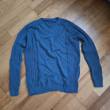 vintage sweater blau