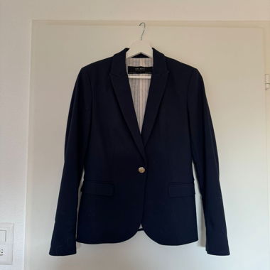 Zara Basic Navy Blazer