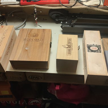 Weinkisten aus Holz