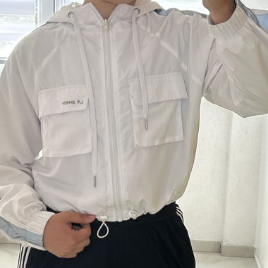 Jaquette blanche imperméable 