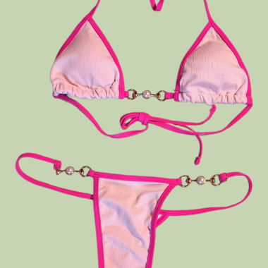 Pinkes Bikini-Set