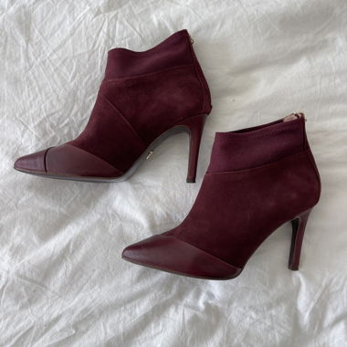 Bottines Tamaris (rouge foncé)