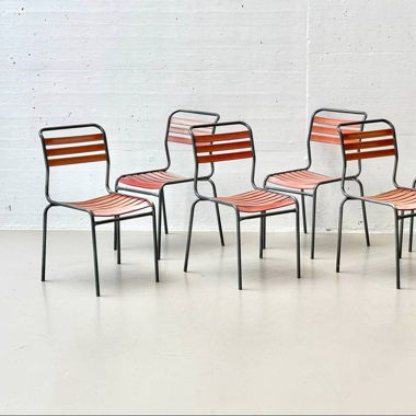 Säntis-Stühle ohne Armlehnen von Schaffner, 1960er