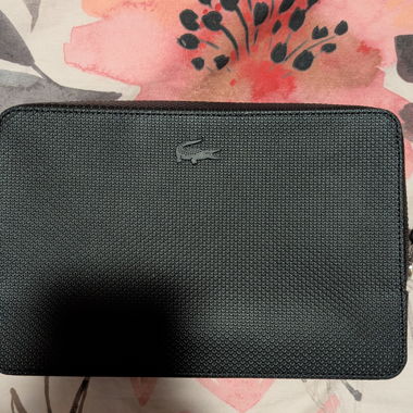 Pochette Lacoste con zip