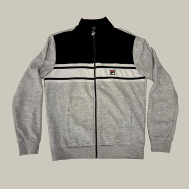 Fila Trainingsjacke Grau Schwarz Grösse S