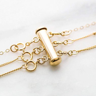 4 X LAYERED NECKLACE CLASP