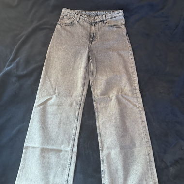 Wide-Leg-Jeans - hellblau - Grösse 38