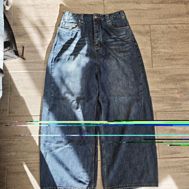 Jeans Balenciaga a gamba larga