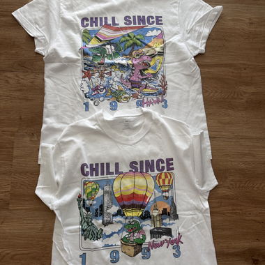 T-shirts vintage à motif