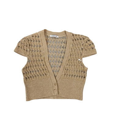 Cardigan con uncinetto a manica corta GEORGE, M