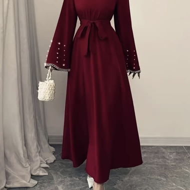 Elegantes Maxikleid in Weinrot * Neu & ungetragen 