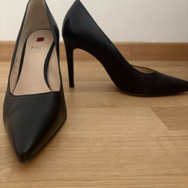 Echt Leder HOGL schwarze Pumps Gr. 5