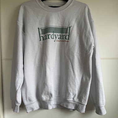 White Hardyard Sweatshirt Pullover M
