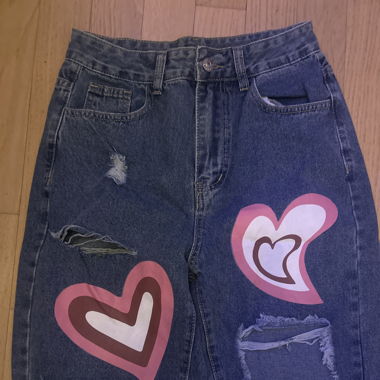 jeans hose mit löcher