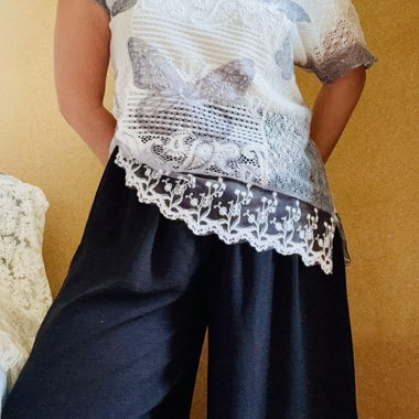 Top in pizzo vintage Lace Trend 2026