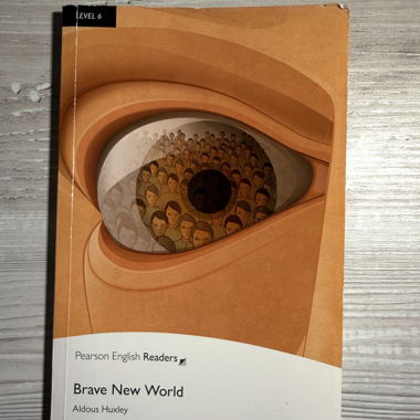 Brave New World di Aldous Huxley libro con CD