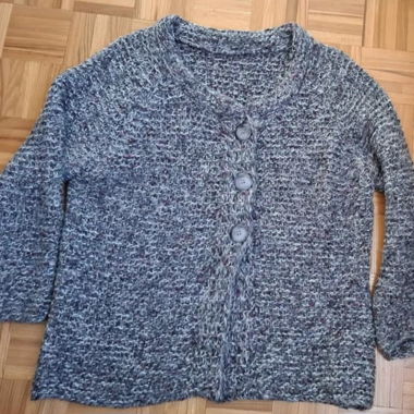 Benetton Herringbone Grey Jacket