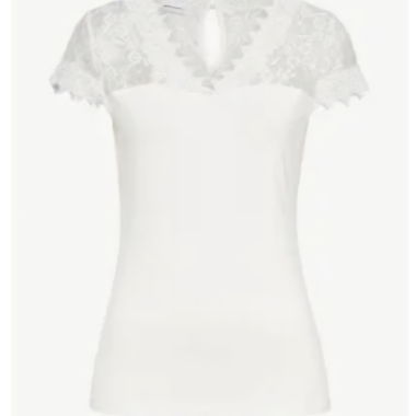 BODYFLIRT lace top cream
