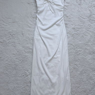 Abito maxi bianco