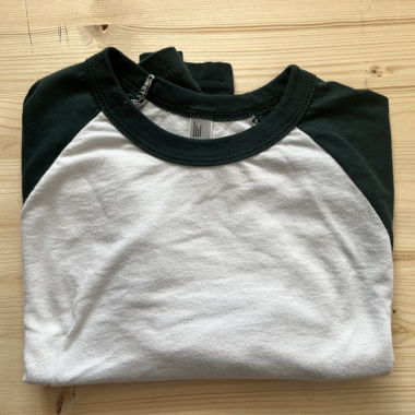 Top court American Apparel à manches 3/4