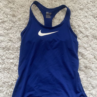 Nike Dri-Fit Canotta Sportiva Blu