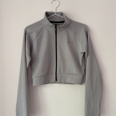 Giacca crop grigia Nike