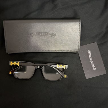 Occhiali Chrome Hearts - oro/nero