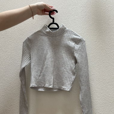 Crop top manches longues 