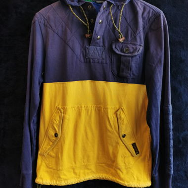 Sweat à capuche Polo Ralph L. vintage